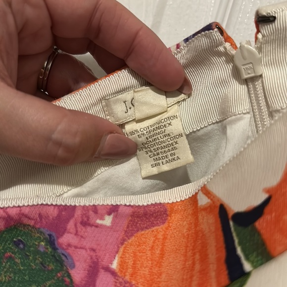 J. Crew Floral Pencil Skirt - Size 4 - Picture 3 of 5